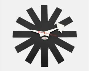 Early George Nelson for Howard Miller 2213 Asterisk Clock
