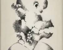 Yves Rhaye Belgian PORTRET on Paper Lithograph
