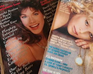 We have discovered a box of Vintage Playboys!