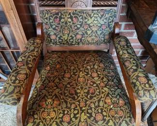 Antique Padded Arm Chair 