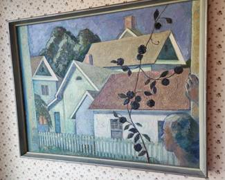 Nice unique Original piece by Carla Heller Bell (?) 1965. 