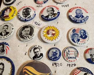 Still more Political and other Buttons