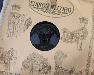 Antique Edison Records and others from that time frame