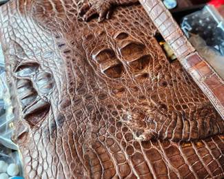 Vintage Aligator Bag...