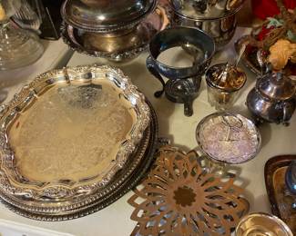 Lots of silver plate 