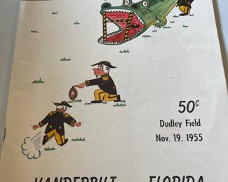 Vintage Vanderbilt football program