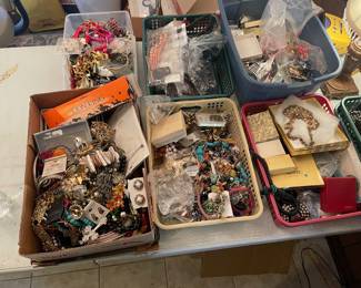 Lots of costume jewelry 