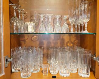 Crystal stemware and drinking glasses