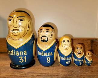 Indiana Pacers nesting dolls