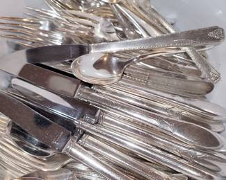 Silverplate flatware