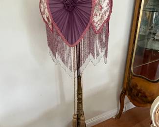 One of several stunning floor lamps.