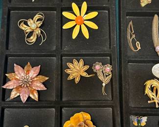 Vintage broaches.