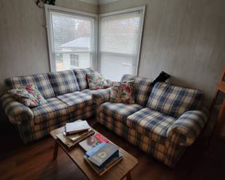 Couch, loveseat and coffee table