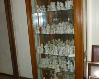 Curio cabinet..full of Precious Moments