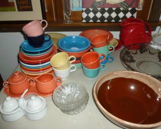Fiestaware (some vintage, some not)