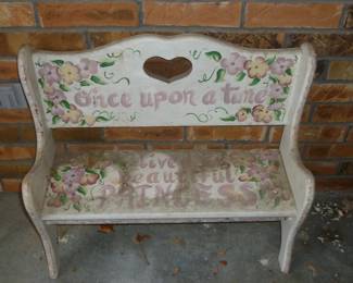 outdoor bench (sorry so dirty)