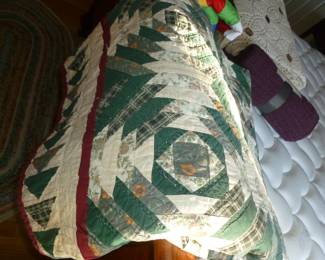 Hand stitched quilt