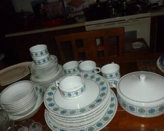 mid-century china set