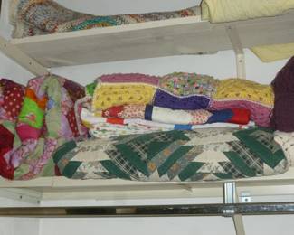 quilts, afghans