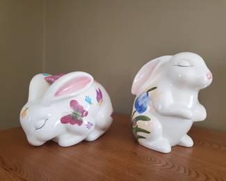 Hand Painted Easter Rabbit 