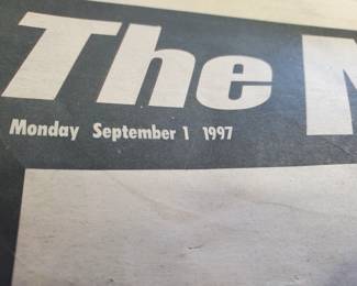 Dates on Diana papers