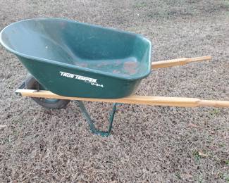 Metal wheelbarrow 