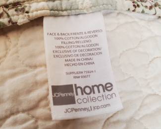 Label on modern Quilts 
