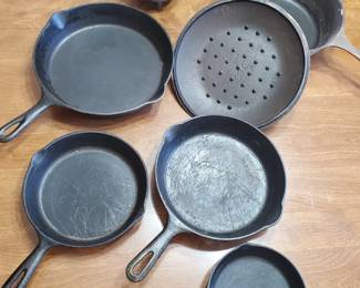 Cast iron pans