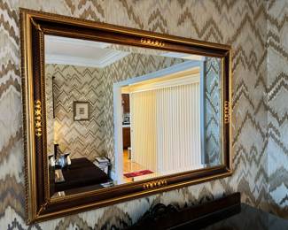 Wall Mirror with Beveled Glass