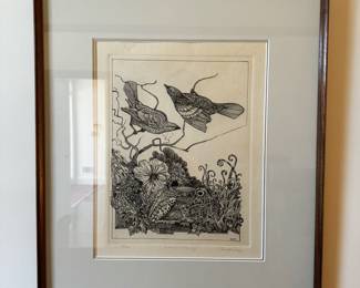 Claude Saucy "Summer Morning" Limited Edition Etching