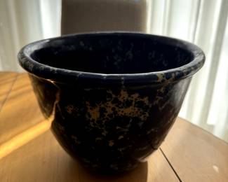 Bennington Potters Blue and White Earthenware Mixing Bowl