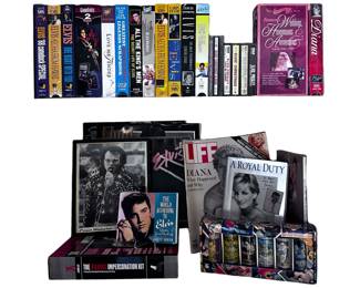 Elvis & Friends Collection: Elvis Presley CDs, Cassettes, Memorabilia, Etc.;
Andy Williams Vinyl LP’s; Hawaiian Music CDs; Princess Diana VHS, Magazines, Books,
Etc.”
LOCATION: MEDIA ROOM