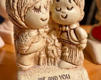 1970 Paula Desk Trophy  
"Me And You That's The Way It'll Always Be" W-138, Carved Wood in USA