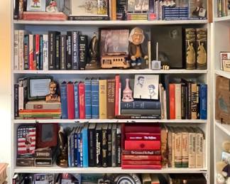 Large collection of Vintage Books and Corresponding Collectibles - Historical, Presidential, Mystery, Spooky, Travel, Celebrity Fiction & Non-Fiction
Funk & Junior Encyclopedias complete sets.
Antique 10 Volume Set of The Bible and It’s Story Circa 1910
Location: MEDIA ROOM