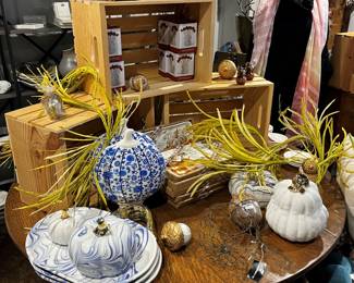 Lots of holiday merchandise available.