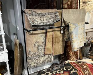 Large selection of new, vintage and antique rugs are included in the sale!