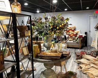 Furniture, rugs and decor discounted. Fixtures are available for purchase with a pre-arranged mid-March pick up date.