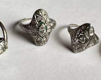 Antique Diamond Filligree Ring, Size 5.75, Unmarked
Antique Diamond Filligree Ring, Size 5.75, Unmarked
Lot #: 13