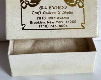 Vintage 14 Karat Gold & Diamond Stud Earrings In Original Box
Lot #: 26
