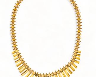 18k Gold Necklace L 14" 27g