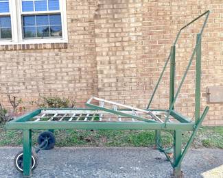 GREEN METAL GARDEN UTILITY CART - GARDEN/LAWN EQUIPMENT
