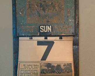 1917 WWI US Army recruiting calendar