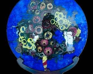 Art Glass Sculpture by Larry Domsky
22-1/2" tall