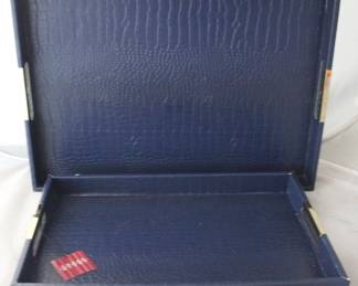 1285 - 2 pc. Set of Serving Trays by Three Hands 20.5" x 15" x 1.75"
