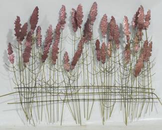 698 - Stylecraft metal wall decor, 28 x 38
