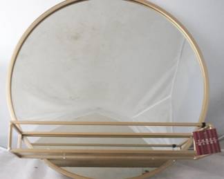 1291 - Shelf Mirror by Three Hands 24.5" x 5" x 24.5"
