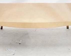 57 - Alden Parkes Chantal gold leaf cocktail table 20 x 52.5 x 28
