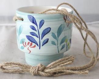 1150 - Hanging Planter by Three Hands 5.75" x 5.75" x 5.5"
