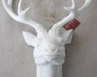 1204 - Deer Head Decoration by Three Hands 12.25" x 6" x 16.5"
