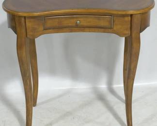 872 - Butler Specialty kidney shape 1 drawer table 30 x 31 x 16
